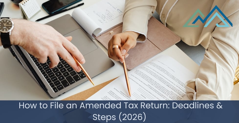 How to File an Amended Tax Return Deadlines & Steps (2026)- Blog Cover Art 2026