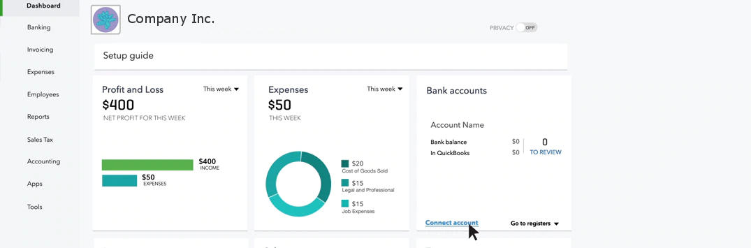 quickbooks online sync